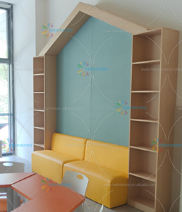 Chiquitos, muebles personalizados, estantería con sofá y taburete, nueva estantería para niños para jardín <span class=keywords><strong>de</strong></span> infantes, biblioteca, rincón <span class=keywords><strong>de</strong></span> <span class=keywords><strong>lectura</strong></span> - Product Image 2