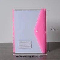 Pochette de classement transparente perforée à 11 trous pour documents, vente en gros