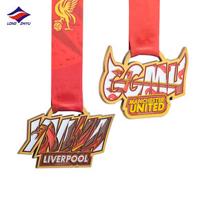 Longzhiyu proveedor de medallas de fútbol sala de 16 años Medallas de fútbol genéricas hechas a medida Medallas de equipos de fútbol en blanco al por mayor - Product Image 3