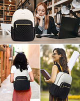 Sacs à dos matelassés LOVEVOOK avec poche pour ordinateur, imperméables, pour hommes et femmes, pour le sport, les voyages, l'école, pour ordinateurs portables de 15,6 pouces et 17 pouces