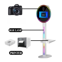 Photomaton portable multifonctionnel GT à impression instantanée, écran tactile 15,6 pouces, compatibilité multi-appareils, capacité de 15 personnes