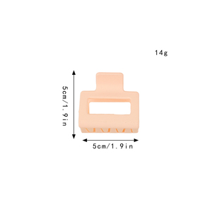 齐悦2英寸哑光方形发爪夹时尚女性发饰 - Product Image 2