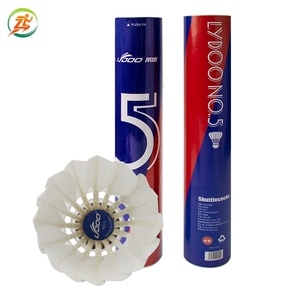 Volants de badminton professionnels en plumes de canard 77 Speed, pour compétition, double tête, impression de logo disponible, lot de 12 - Product Image 1