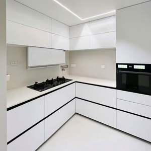 Vente flash - Armoires de cuisine de luxe en laque mate, armoires de cuisine modernes haut de gamme personnalisées et accessoires - Product Image 3