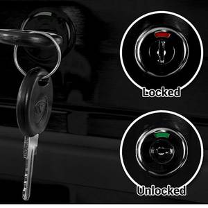 خزانة من الفولاذ المقاوم للصدأ الأسود بطول 72 بوصة مع 15 درج وعجلات - Product Image 5