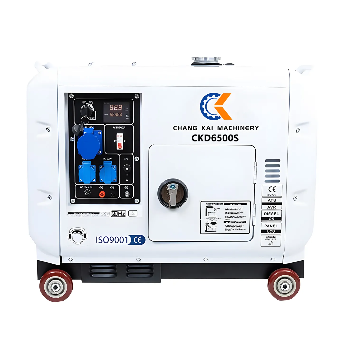 CKD6500S à faible bruit bon prix Offres Spéciales le générateur diesel 6.5kva silencieux avec la solution d'alimentation de secours fiable et puissante