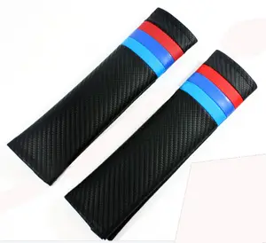 Seat Belt Cover, 1 Pcs Car Seatbelt Covers Pu Leather Seat Belt Strap Cover  Soft And Comfortable Seatbelt Harness Pads (black