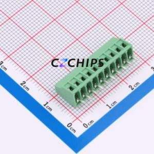 C254128V-10P0G36 <b>Screw</b> Terminal <b>Block</b> Through hole Component (THT),P=2.54mm Connector 1x10P 2.54mm 10P 1 - Product Image 2