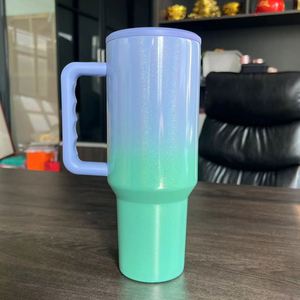 Gobelet isotherme de voyage pour voiture H3.0 avec poignée, 40 oz, couvercle, paille, antidérapant, conception personnalisée ODM OEM - Product Image 4