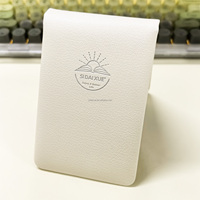 Ensemble cadeau de luxe en cuir avec bloc-notes de poche, logo personnalisé, carnet en PU, porte-cartes, 3 en 1, cadeau pour les affaires