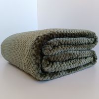 Plaid en flanelle tricotée style nordique pour hôtels, toutes saisons, lavable, couverture de sieste pour canapé simple, couette chauffante, drap de lit