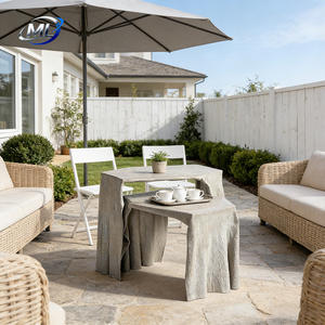 Table basse de luxe au design moderne pour l'intérieur, en GRC durable et écologique - Product Image 2