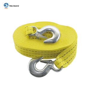 Sangle de remorquage de 2 pouces en acier forgé avec crochets à œillet aux extrémités, résistante aux UV et à l'abrasion, idéale pour le remorquage dans la boue, le sable et la neige - Product Image 5