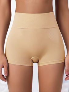 Offre Spéciale femmes taille XL taille haute sans entrejambe Yoga Shorts poches personnalisé <span class=keywords><strong>Spandex</strong></span> athlétique course Gym Fitness porter privé - Product Image 6