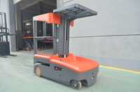 Chariot de picking électrique hydraulique de niveau moyen avec plateforme antidérapante, hauteur 14,2 m, chariot mobile pour la manutention en entrepôt