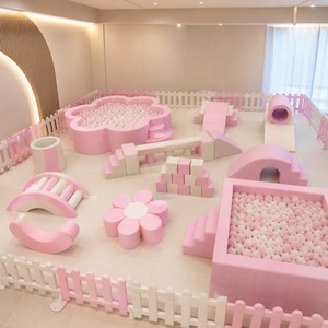 Ensemble d'équipements de jeu souple populaire beige neutre, pack de <span class=keywords><strong>jeux</strong></span> souples pour enfants et bébés, idéal pour l'intérieur et l'extérieur, disponible à la location - Product Image 6