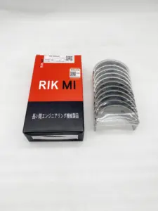 RIKMI-rodamiento principal del cigüeñal y cojinete de varilla para Motor diésel Mitsubishi, pieza del Motor ME999384 ME995175, 6D34