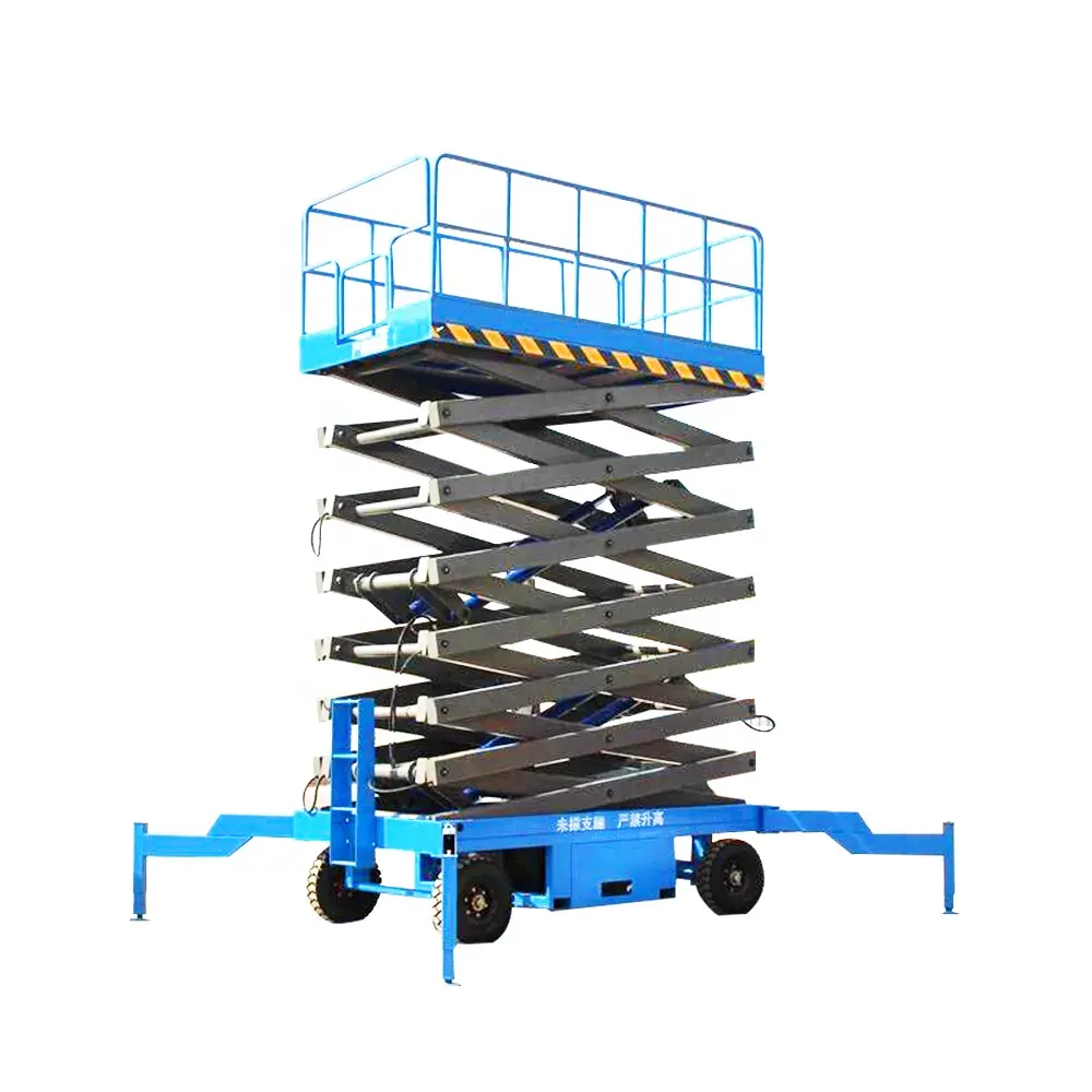 Chufeng CE phê duyệt 8M 12M cấu trúc ổn định di động kéo thang máy trên không cho thuê