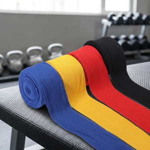 Vente Flash : Bandes de Compression Élastiques Personnalisables en Coton pour Hommes – Confortables pour la Boxe, la Musculation et l'Haltérophilie - Product Image 2