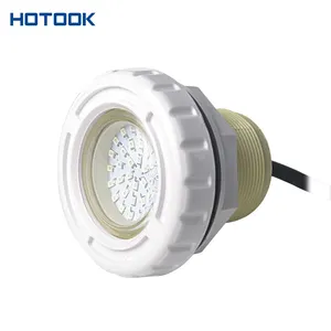 HOTOOK 12V 3W RGB IP68 Marine Underwater Lights 2 inch Recessed LED Swimming Pool RGB Light For Vinyl and Concrete Pool