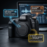 Appareil photo reflex numérique professionnel plein format Canon EOS 5D Mark II 5D2 d'occasion en gros |   Équipement photographique d'occasion de haute qualité