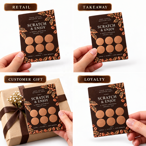 Cartes à gratter personnalisées pour la promotion, cartes à gratter promotionnelles, cartes de révélation de prix, campagne marketing pour les entreprises - Product Image 3