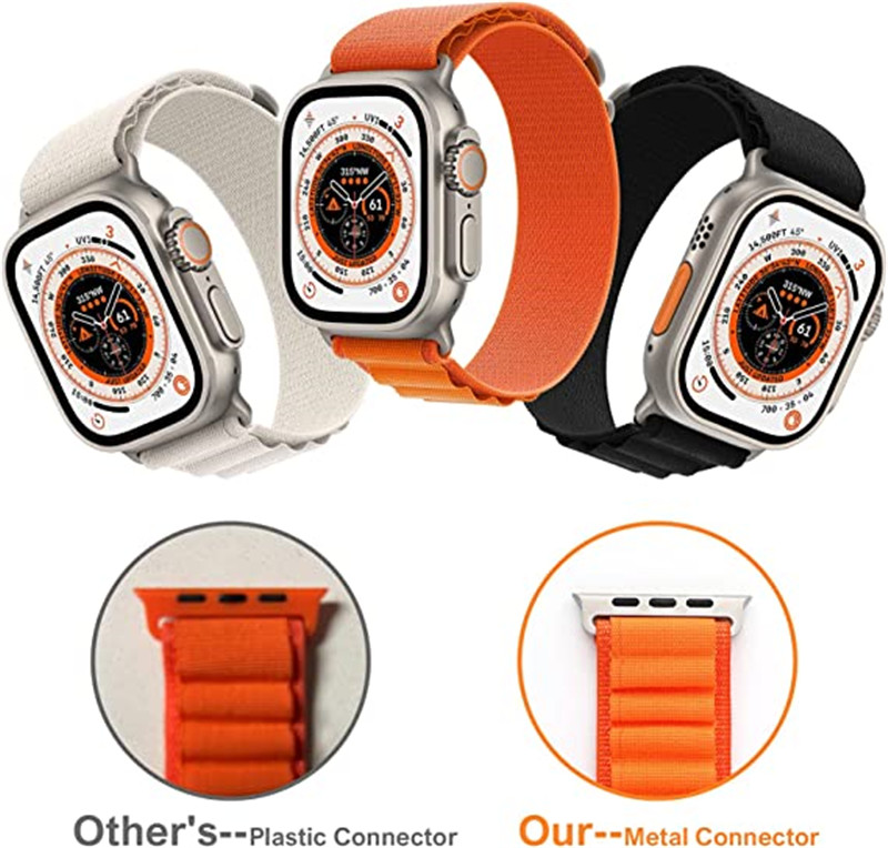 Alpine Loop Band For Apple Watch Strap 49 44 40 45 41 42 38 mm Bracelet iWatch Ultra Series 7 6 5 3 se 8 Nylon Sport Watchband