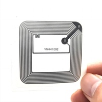 Nouveau produit Fy chien capteur de température bloquant autocollant zèbre papier étiquette printemps coudre en métal passif mouton oreille actif Rfid étiquette