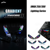 Kit d'éclairage arrière RGB contrôlé par application avec feux arrière et clignotants - Direct usine, personnalisation possible pour Yamaha XMAX 250/300