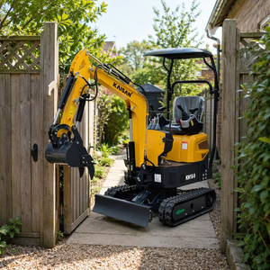 Mini Excavadora <span class=keywords><strong>de</strong></span> 1 Tonelada, Nueva Excavadora Compacta <span class=keywords><strong>de</strong></span> Orugas, Excavadora Pequeña <span class=keywords><strong>de</strong></span> 1 Tonelada para Trabajos <span class=keywords><strong>de</strong></span> Construcción en Granjas y Jardines - Product Image 6