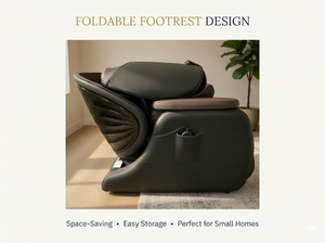 Sillón de Masaje Plegable de Doble Núcleo, Ahorra Espacio, Gravedad Cero, Compacto, con Calefacción, Eléctrico, Reclinable, Estilo Sofá, para Relajación - Product Image 3