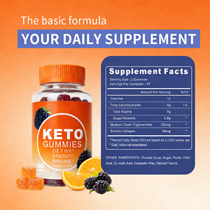 ओएम/ओडम थोक आहार पूरक केटो गमी कैंडी विटामिन वजन घटाने वसा बर्नर सेब साइडर सिरका भोजन ग्रेड - Product Image 2