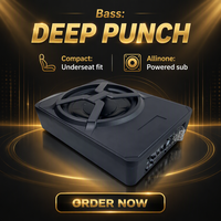 Subwoofer actif sous siège 10 pouces pour voiture, 200W, mince, avec logo personnalisé, OEM ODM, vente en gros, 12V