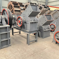 Concasseur à marteaux électrique à moteur pas à pas pour déchets de construction, pour le concassage du béton et des vieilles briques, petit concasseur de pierres portable, max. 10t/h