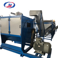 Ligne de lavage de films plastiques PE PP à commande PLC, économie d'énergie, lavage à chaud, laveuse à friction CE 500-1500kg/h