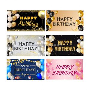 Telón de Fondo de Poliéster Personalizado con Diseño de Feliz Cumpleaños, Pancarta de Cumpleaños, Fondo para Fotografía, Impresión Digital para Educación y Automoción - Product Image 6