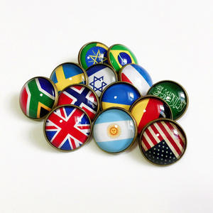 Pins de Esmalte Duro al por Mayor del Fabricante, Insignias Metálicas Personalizadas con Bandera y Serigrafía - Product Image 3