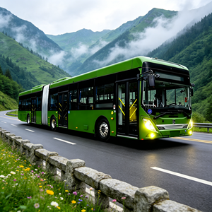 Autobús Urbano Eléctrico TENGLONG <span class=keywords><strong>de</strong></span> 18m, <span class=keywords><strong>46</strong></span> Asientos, Piso Bajo, para Línea Troncal Urbana, Fabricante - Product Image 1