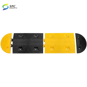 Chất lượng cao an toàn giao thông chướng ngại vật tốc độ giảm tốc đường bướu xe tốc độ Breaker <span class=keywords><strong>PE</strong></span> nhựa tốc độ vết sưng với Cat Eye phản xạ - Product Image 3