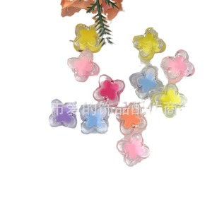 ลูกปัดอะคริลิกรูปดอกไม้ ขนาด 15 มม. สีด้านใน สำหรับทำสร้อยข้อมือ DIY อุปกรณ์ตกแต่งเครื่องประดับ บรรจุภัณฑ์แบบขายส่ง ฤดูใบไม้ผลิ 2024 แหล่งผลิตเมืองอี้หวู่ - Product Image 2