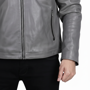 M0VA TEXTILES Nouveauté Veste en cuir de haute qualité sur mesure Prix raisonnables Vestes en cuir pour hommes - Product Image 1