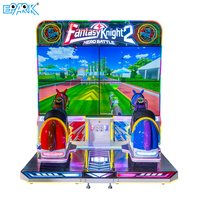 Machine de jeu de course de chevaux commerciale, simulateur d'arcade interactif pour 2 joueurs, pour centre de divertissement familial et zone de jeux