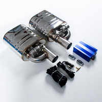 Silencieux pneumatique universel 2.0 2.5 3.0 pouces, silencieux à valve électronique, 2 en 1 avec pompe à air pour les performances d'échappement automobile