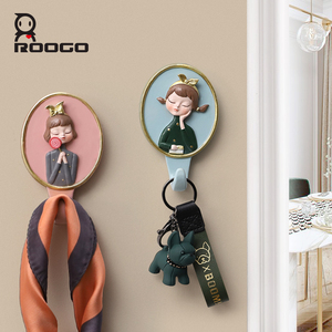 ROOGO resin modern luxury style home decor ornament living room supplies wall hook