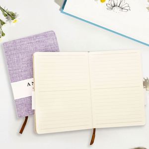 High Quality OEM Spiral <b>Journal</b> Recycled White Lined Paper Branded Ute Composition Pu Leather Custom Printing Notebook - Product Image 6