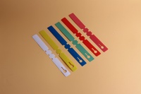 Étiquettes en plastique pour plantes de vergers et arbres fruitiers, bon marché, étiquettes suspendues enroulées, marqueurs pour arbres, boucles de verrouillage, étiquettes suspendues pour plantes de pépinière