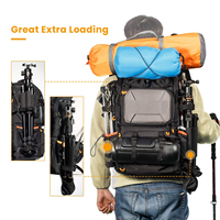 Benutzer definierte große Kamera tasche Rucksack mit Laptop fach Stativ halter Wasserdichte Outdoor-Fotografie Kamera tasche Rucksack