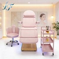 Table de massage électrique traditionnelle en cuir synthétique pour salon de beauté, spa médical et hôpital – Offre spéciale