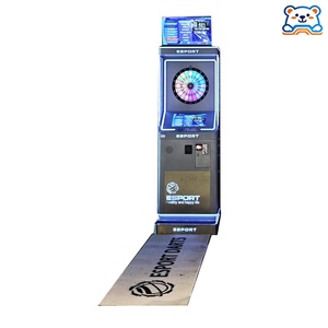 Machine de tir aux fléchettes électronique de luxe classique, à monnayeur, pour bars et centres commerciaux, avec fléchettes souples en métal et éclairage, produit phare d'usine - Product Image 5
