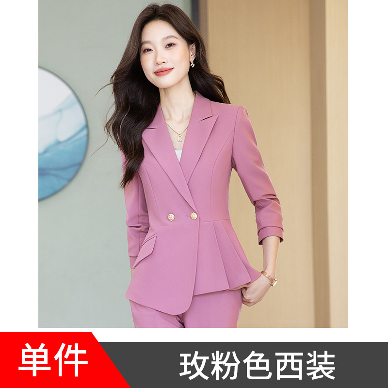 Rose pink suit